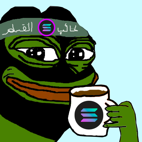 Hamas Pepe Meme Crypto Currency Logo